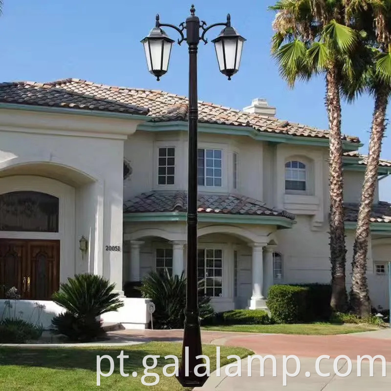 Luzes paisagísticas impermeáveis elegantes para espaços de jardim ao ar livre